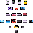18x18 Nintendo Handhelds