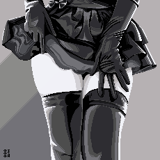 Happy Friday! Pixel latex time