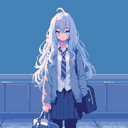 Pixel Art Girl